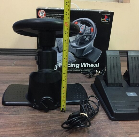 InterAct PlayStation PS1 V3 Racing Wheel + Pedals 741948011184 - Picture 6 of 12